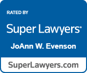 Rated By Super Lawyers | JoAnn W. Evenson | SuperLawyers.com